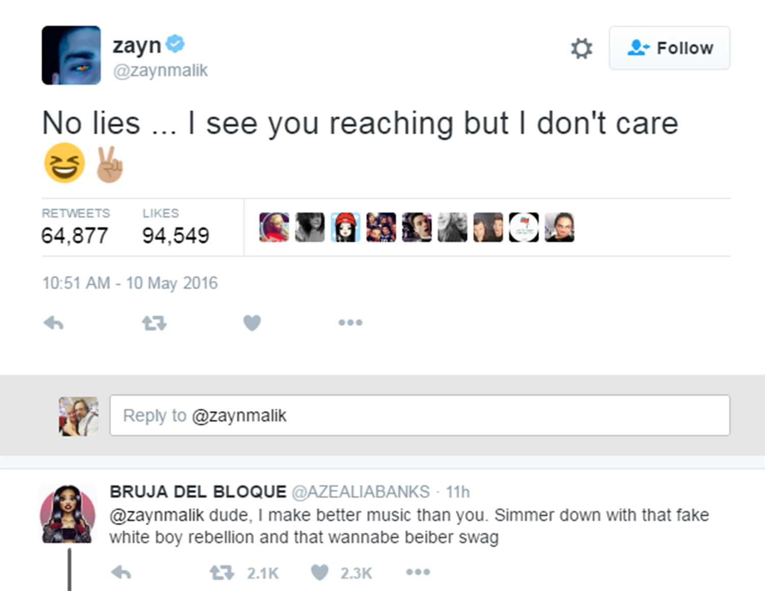 Azealia Banks/Zayn Malik