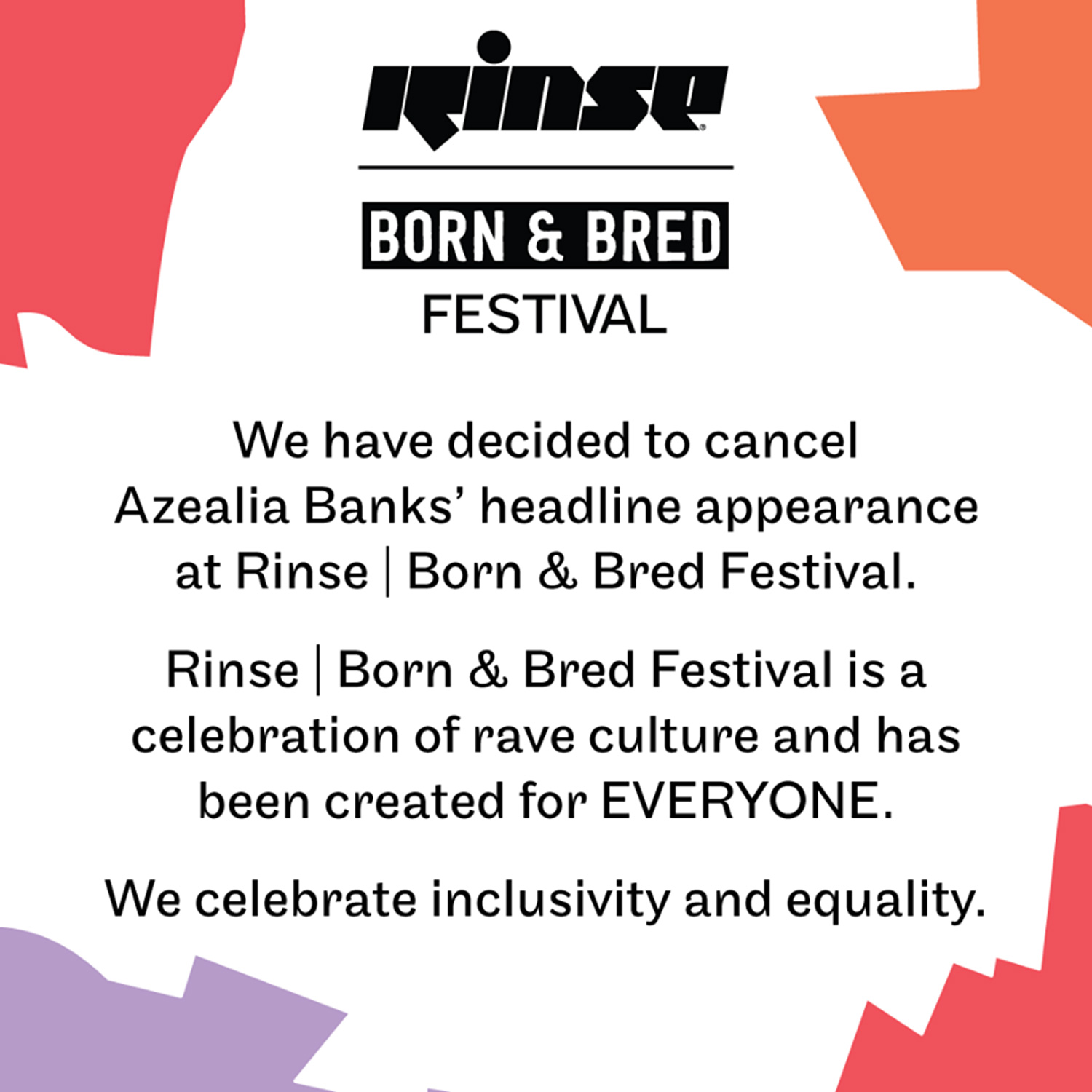 Rinse - Born & Bred Festival