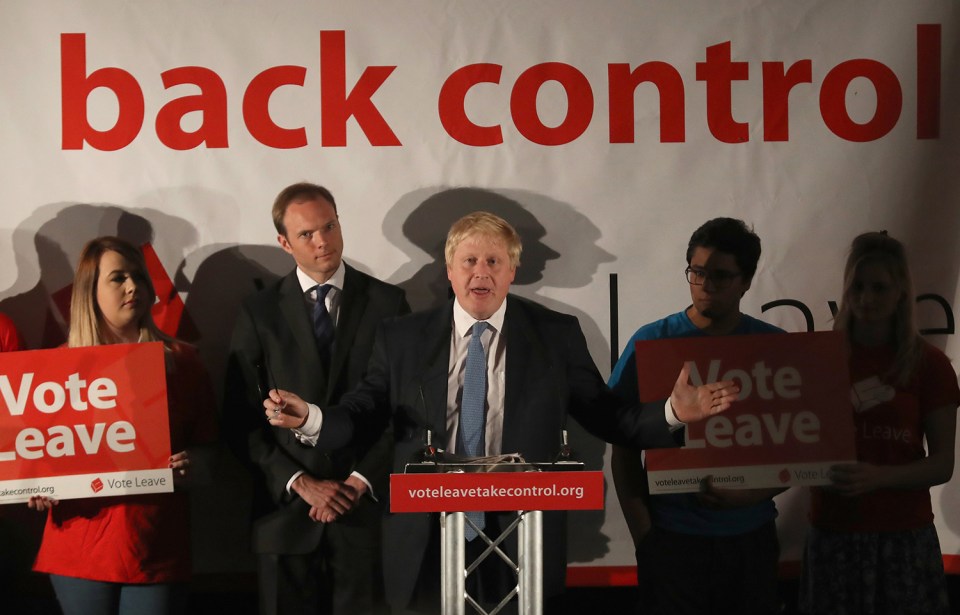  Boris Johnson thinks the Leave campaign will emerge victorious on Thursday night