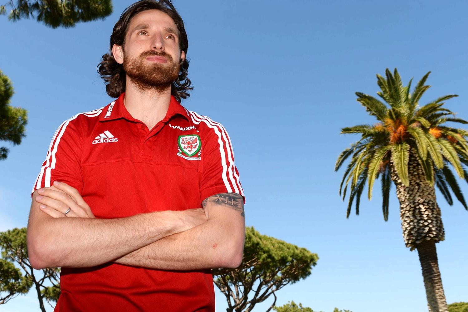 Allen is preparing for Euro 2016 with Wales in Vale De Lobo, Portugal