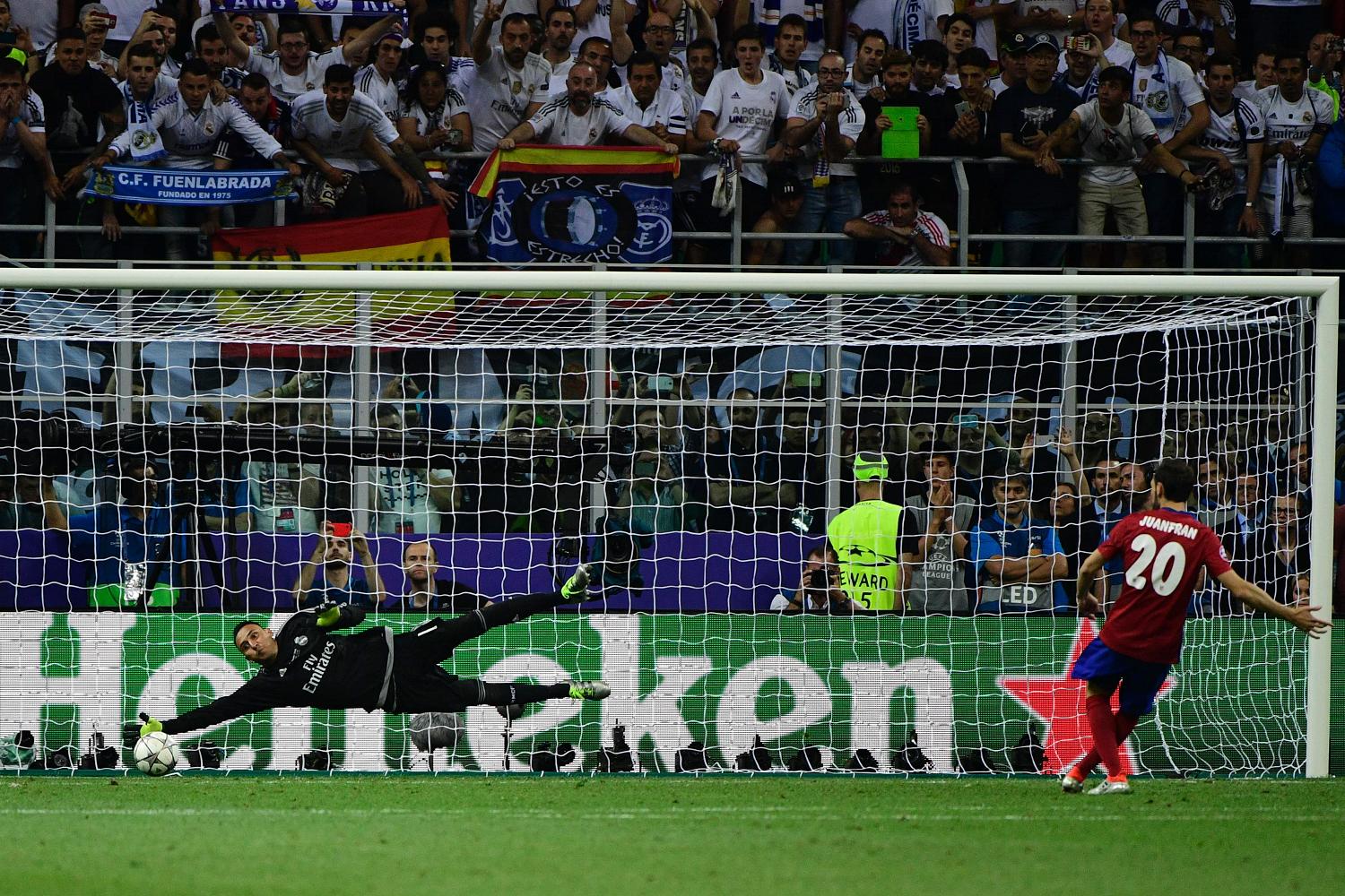 Juanfran hit the post with the penultimate spot kick before Ronaldo's clincher