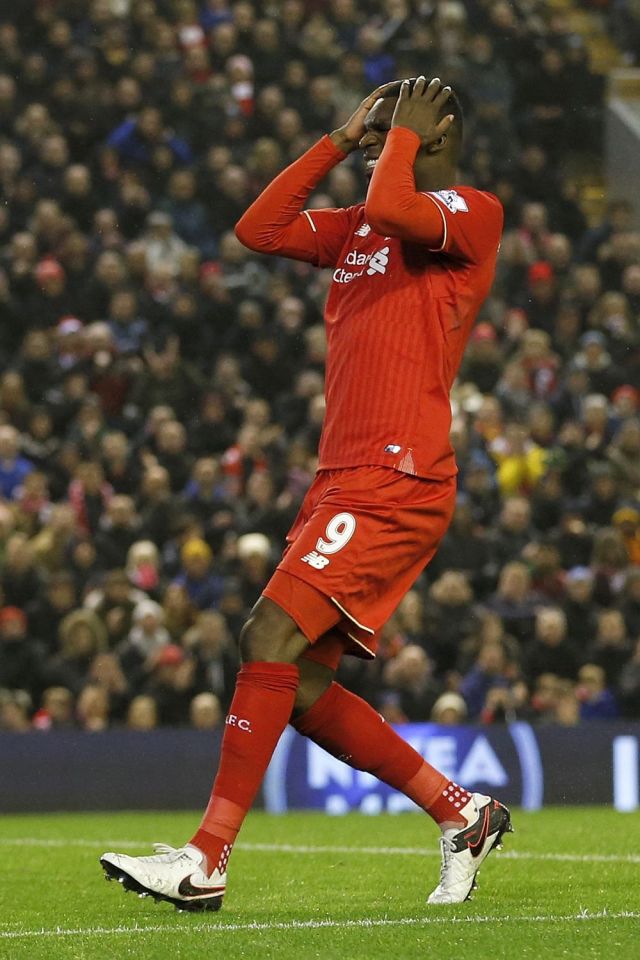  Christian Benteke has struggled to make an impact at Liverpool