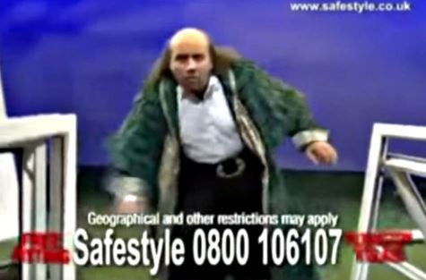  Jeff famously rammed home double glazing firm's buy one get one free offer in his broad Lanchasire accent in a series of television adverts