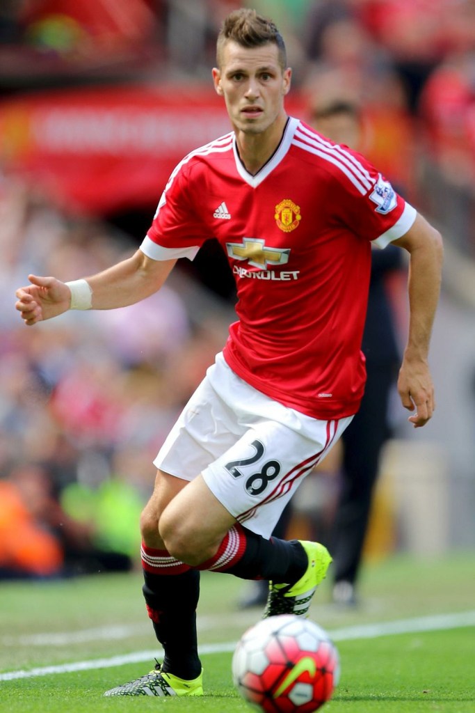  Schneiderlin in action for Manchester United