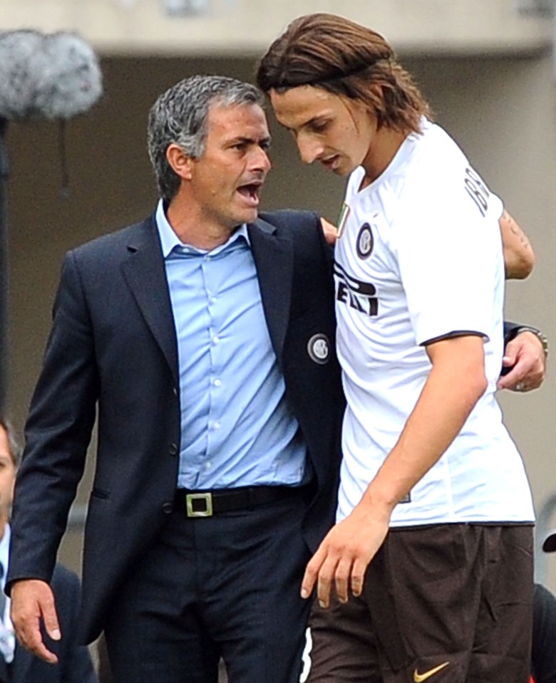  Jose Mourinho and Zlatan Ibrahimovic worked together at Inter Milan between 2008 and 2009