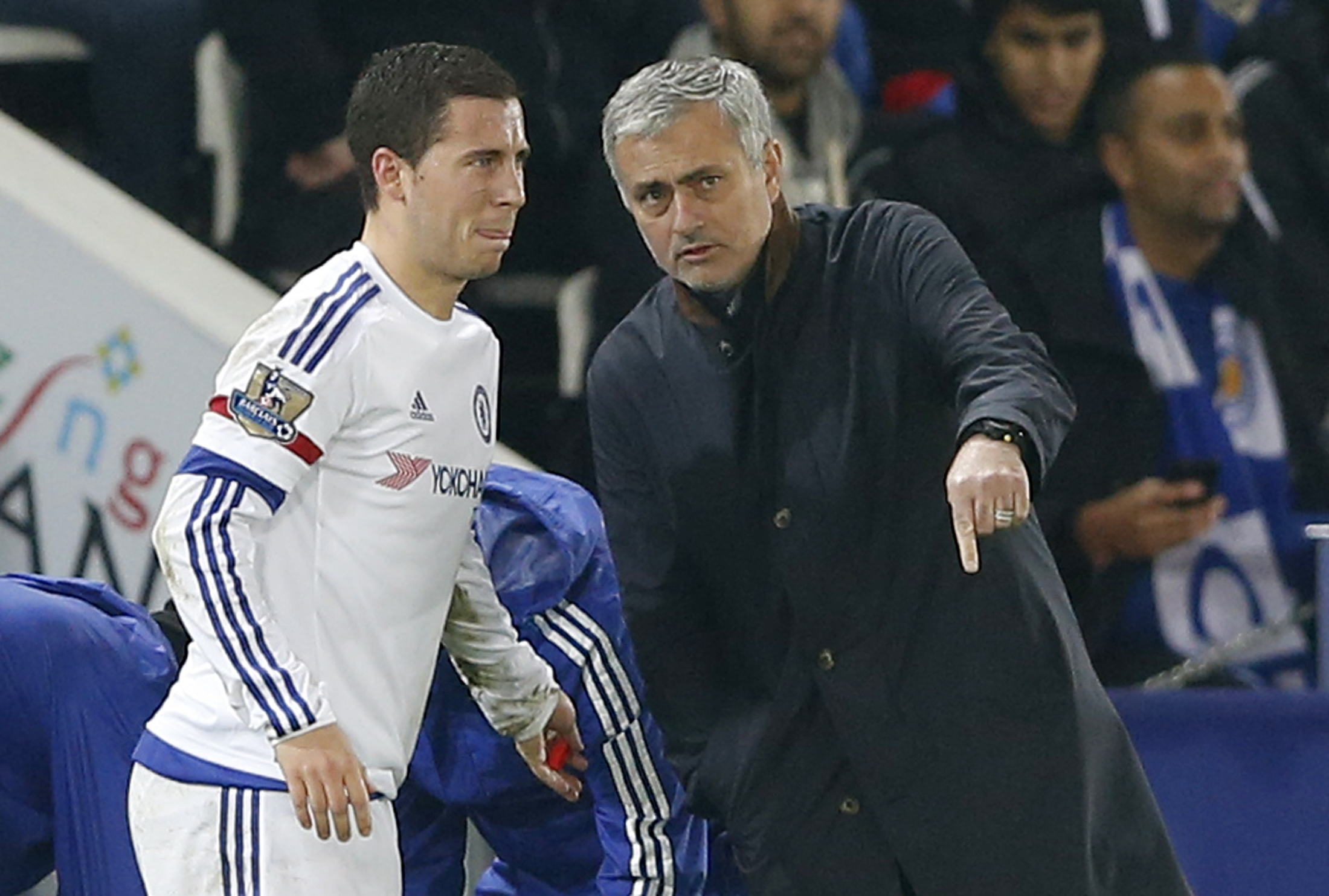 Jose Mourinho and Eden Hazard