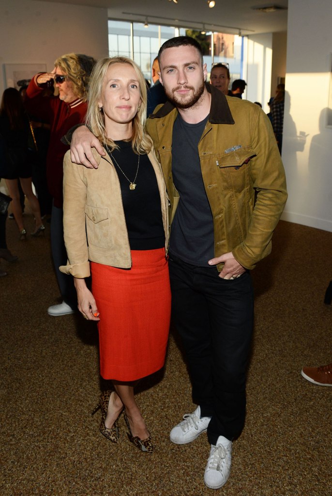  Actor Aaron Johnson, 25, met director Sam-Taylor Johnson, 42, on the set of Nowehere Boy