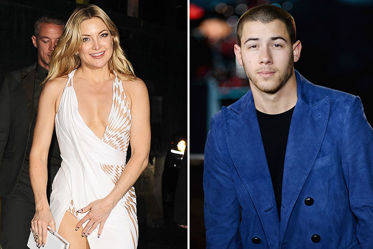  Actress Kate Hudson, 37, and singer Nick Jonas, 23, are said to be dating on-and-off but have never confirmed reports