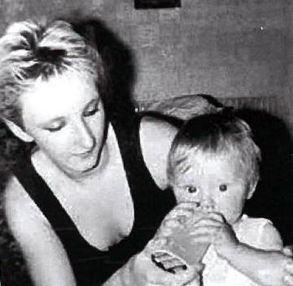  Mum Kerry Needham with Ben - who went missing 25 years ago