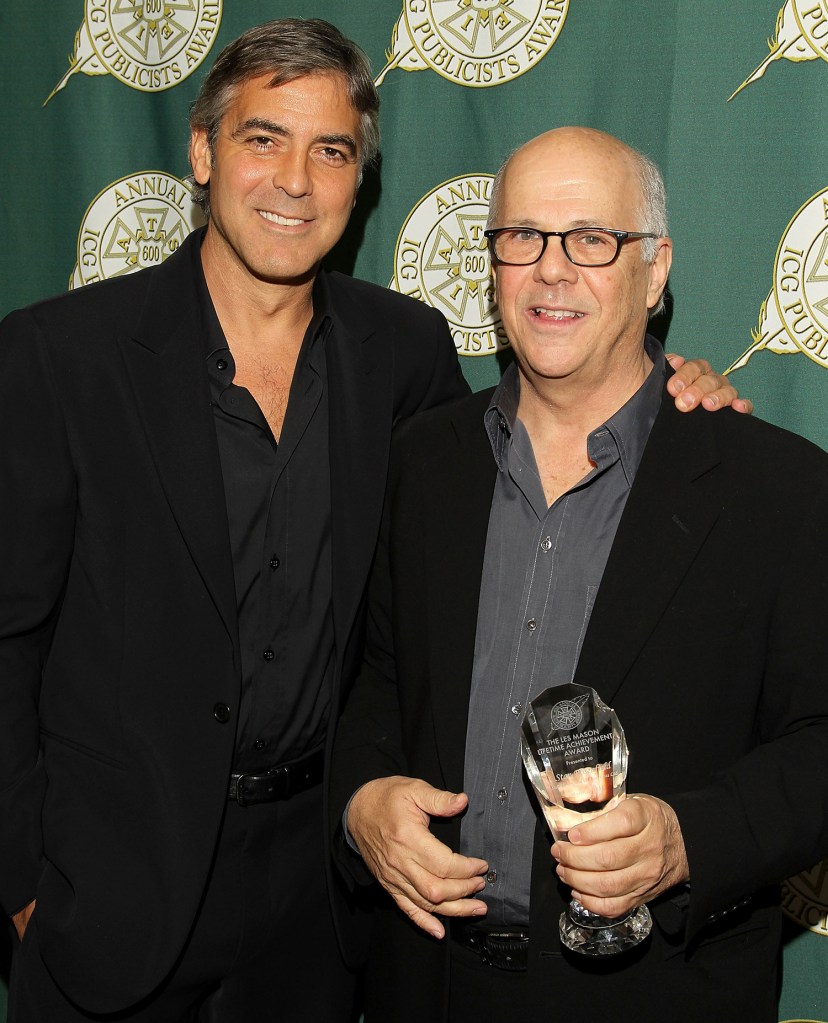  Stan Rosenfield, a Hollywood publicist aboard the flight pictured with George Clooney