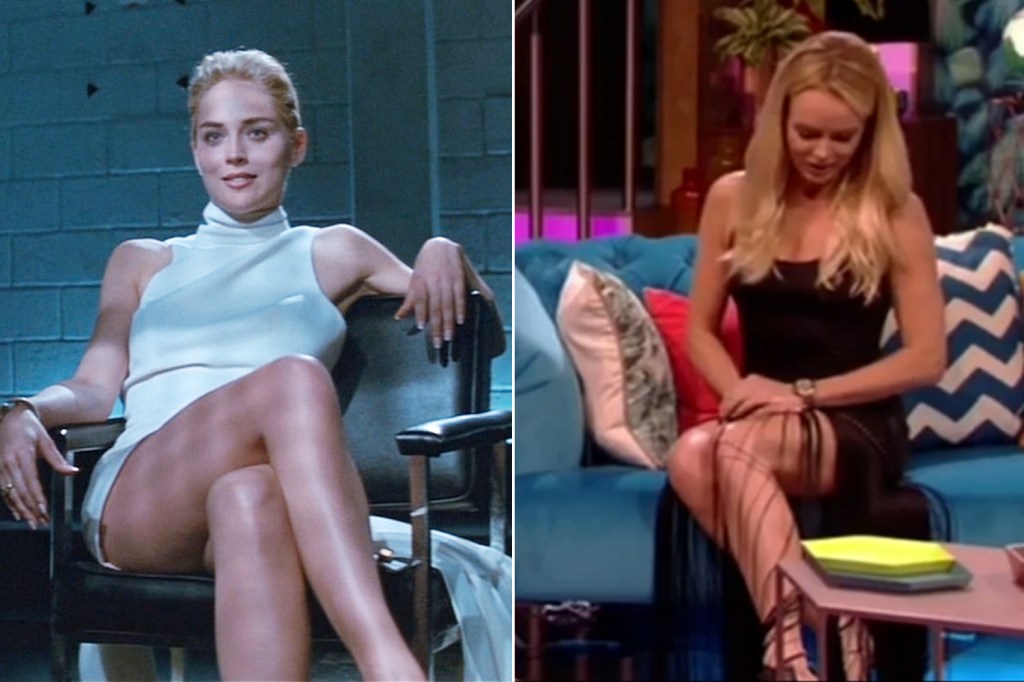 Amanda Holden almost had her very own Basic Instinct moment