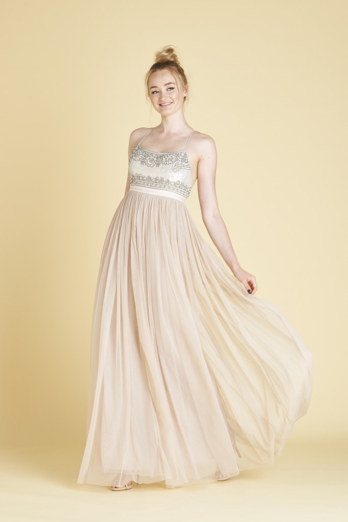  £185 frock ... Needle and Thread pink gown is the most popular prom purchase