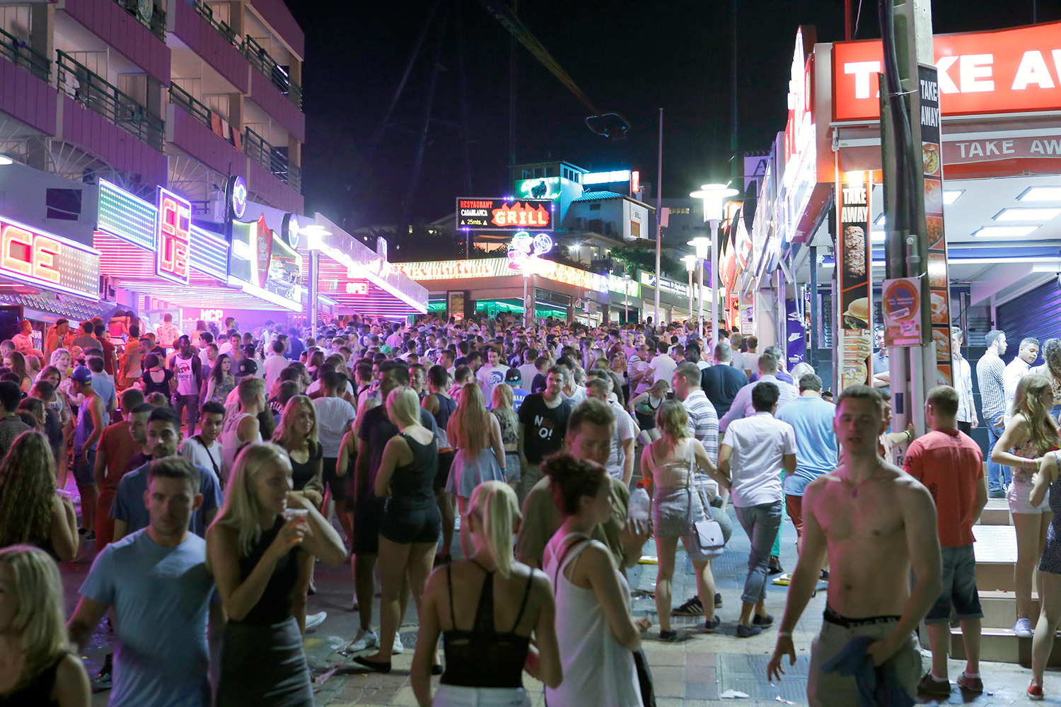  Tickets could be purchased through Feelsummer and the lucrative bar crawl was billed as a Thailand-style 'full moon party' and drunken girls were encouraged to strip for shots