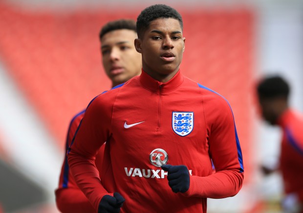 England's Marcus Rashford