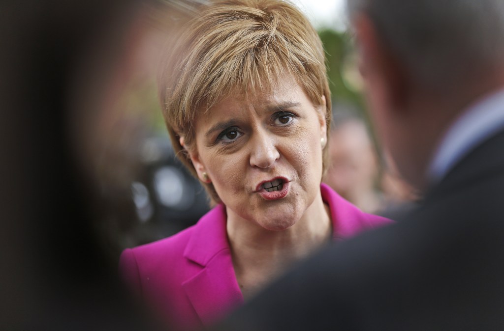  Scotland's First Minister Nicola Sturgeon is on George Osborne's side in the Brexit debate but said his claims were 'overblown'