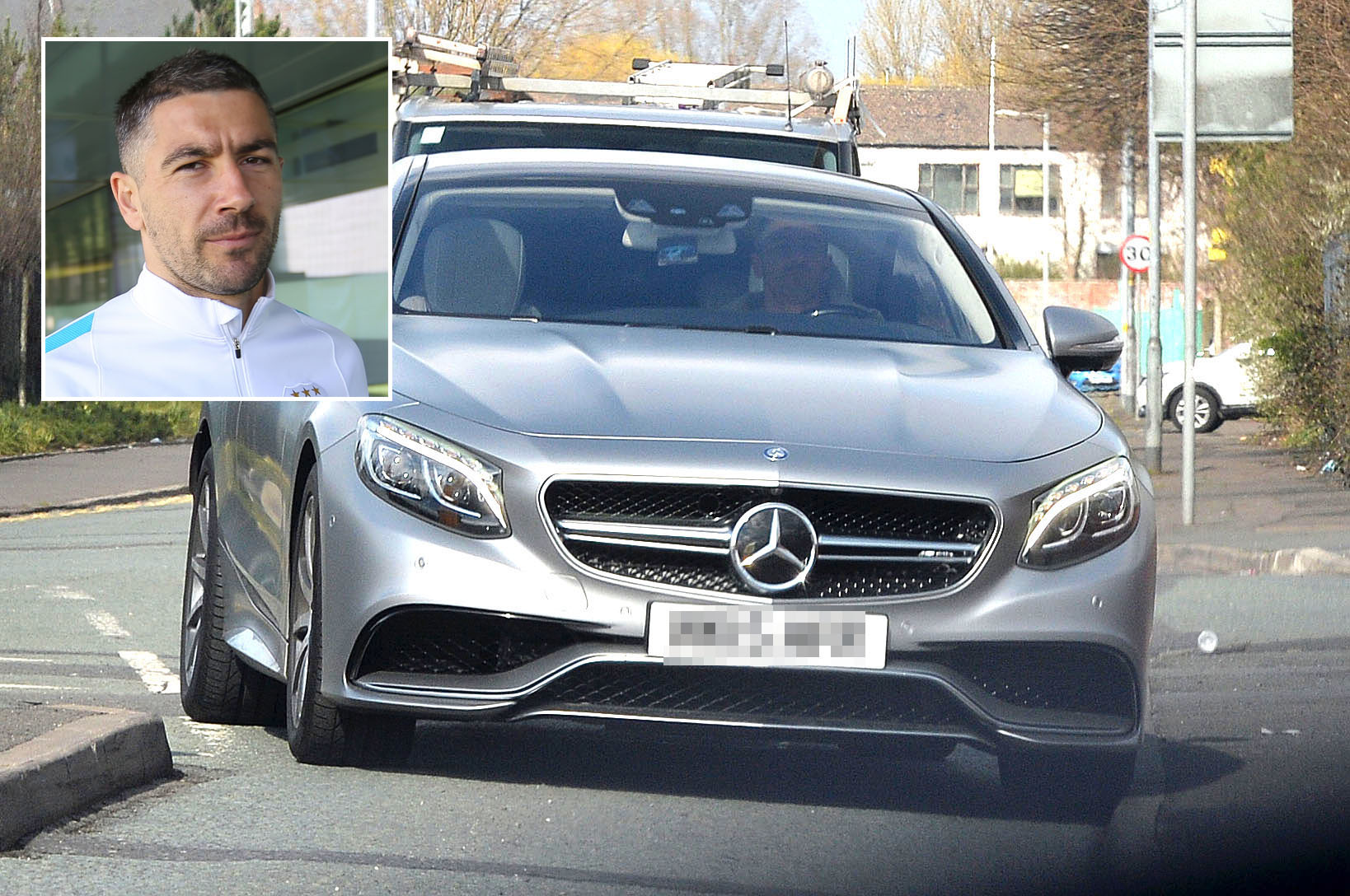  Kolarov had not paid tax on his stunning Merc for two months