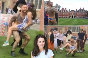  Bawding school . . . Stripper seen performing mock sex act on teen pupil at illustrious school