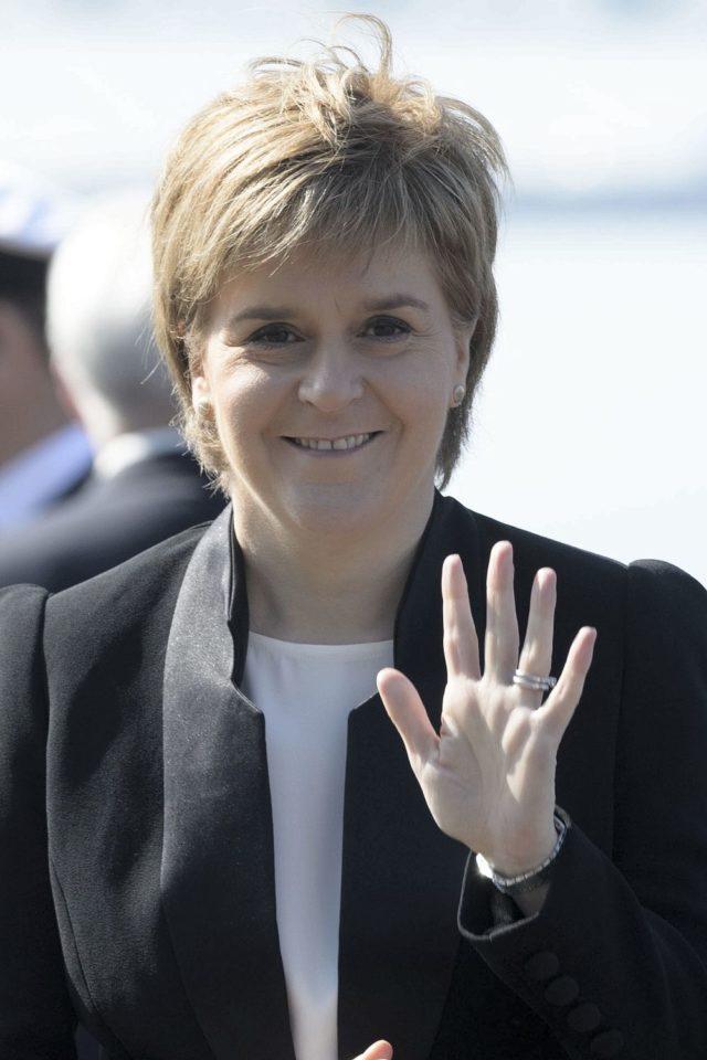  Hey Nicky ... Scotland's First Minister Nicola Sturgeon will tell key English voters to remain in the EU