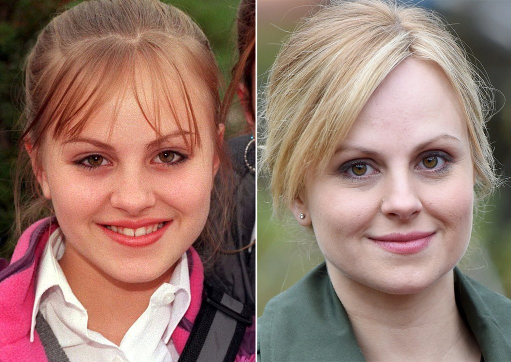  Tina O'Brien has grown up since her school days in Corrie!