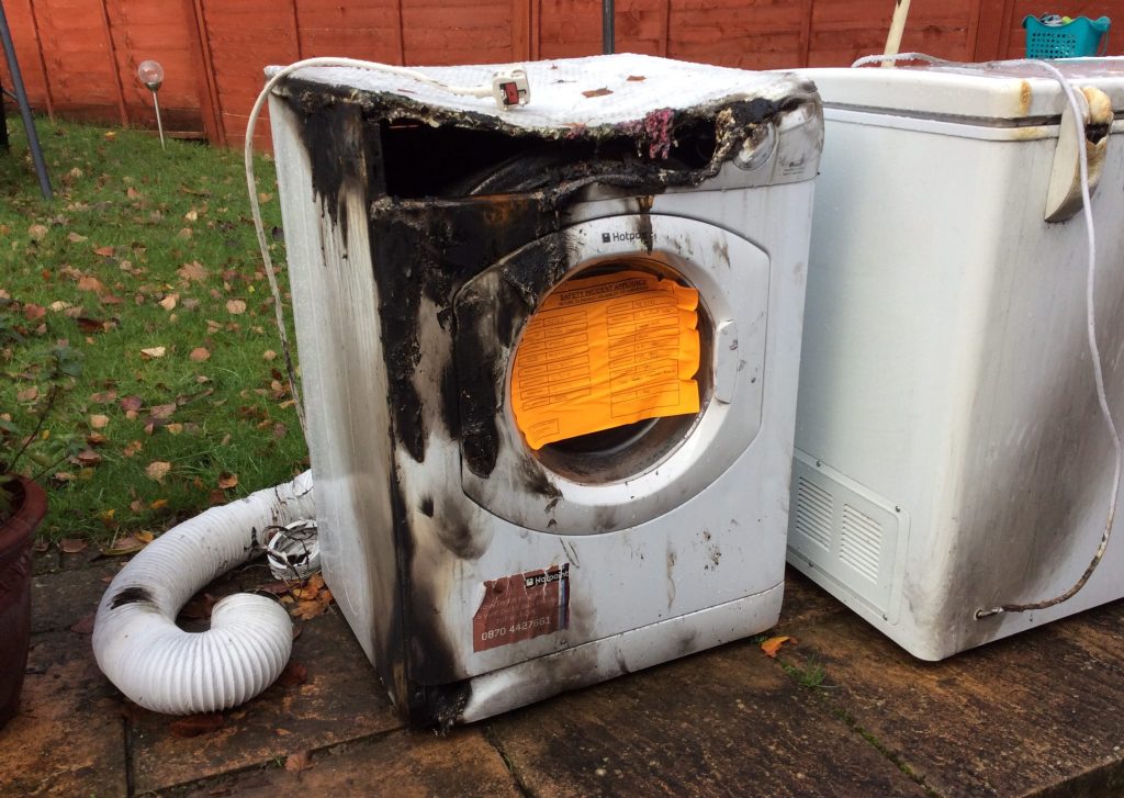  A safety defect means certain dryers will catch fire