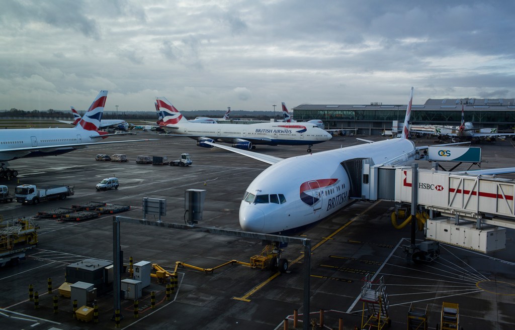  London Heathrow Airport the planes destination