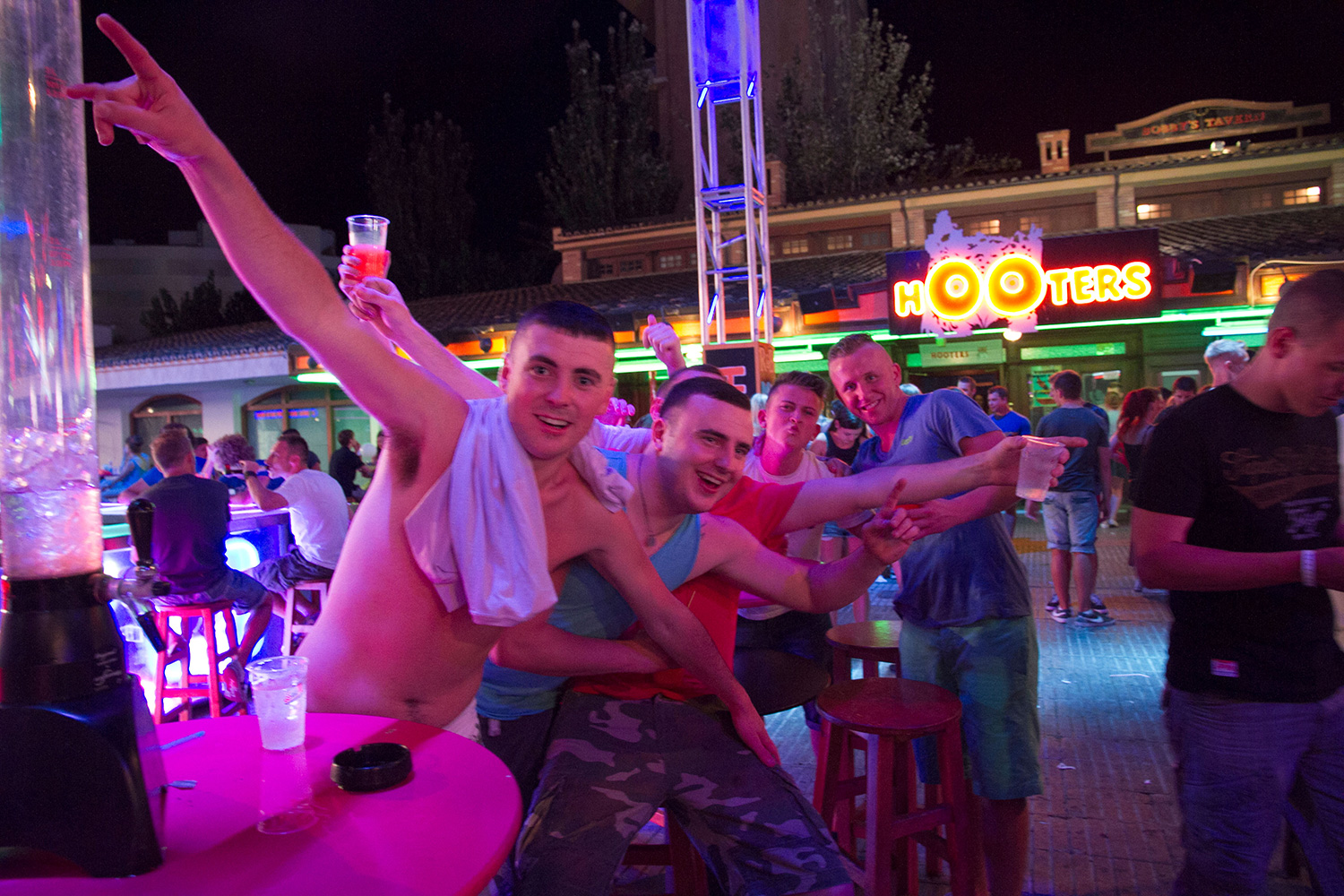  Last year Mayor Alfonso Rodriguez brought in new alcohol laws to try and clean up Magaluf's act including banning bar crawls of over 20 people