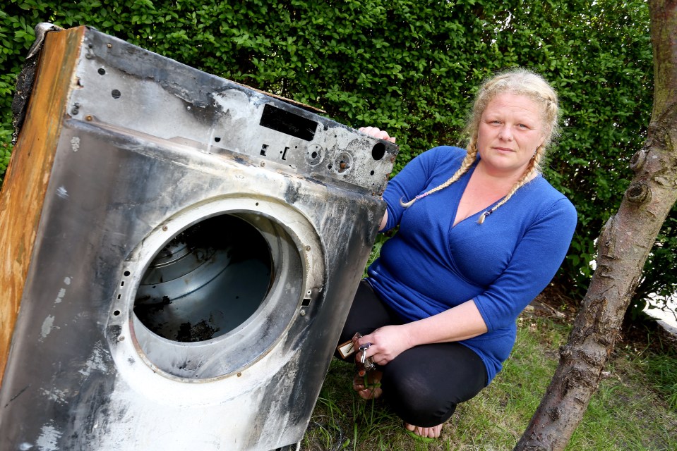  The Hotpoint tumble dryer has been blamed for sparking the devaststing blaze