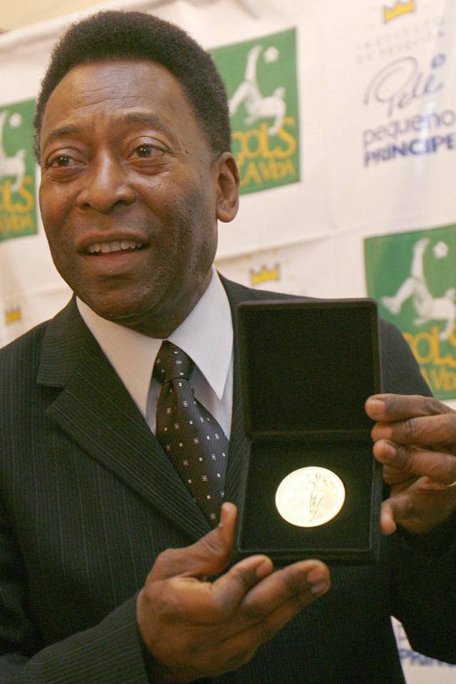  Pele is selling his life's worth of football memorabilia