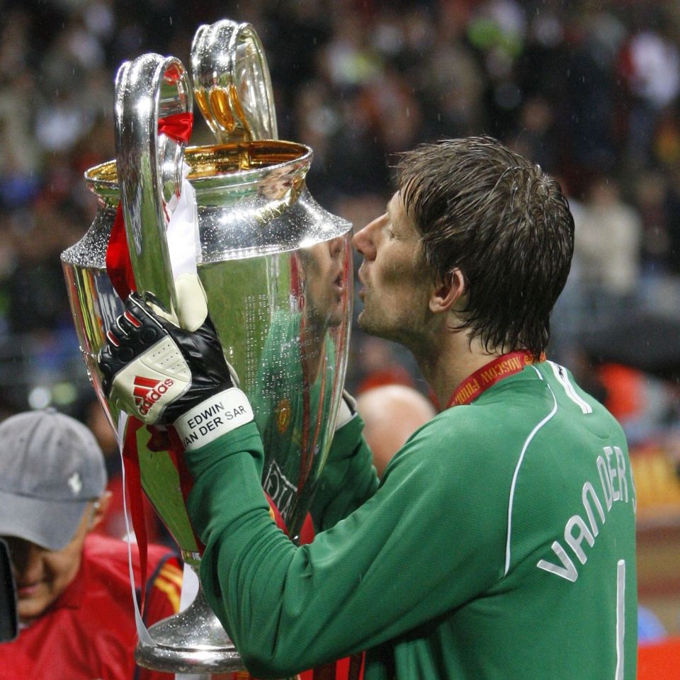  Edwin van der Sar won the Champions League again, with Man United in 2008