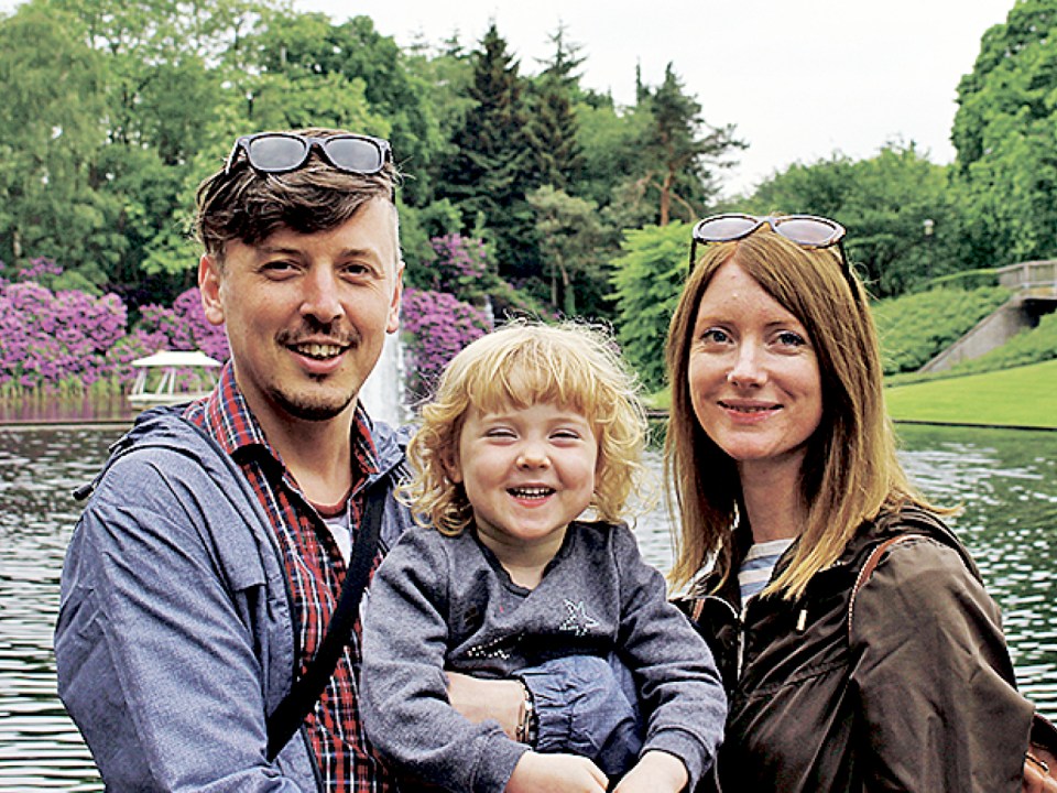  Deputy Production Editor Kirsty Spence and her family at Efteling park in Amsterdam