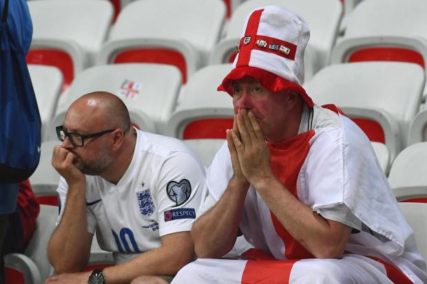 England fans had been expecting a comfortable win against Iceland