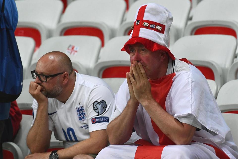  England fans had been expecting a comfortable win against Iceland