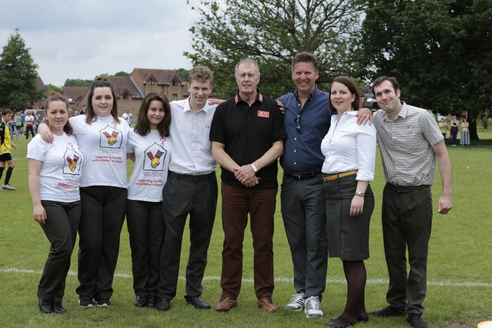  Sir Geoff Hurst was speaking exclusively to SunSport at the Goldsworth Park Football Festival, one of hundreds of McDonald's Community Football Days