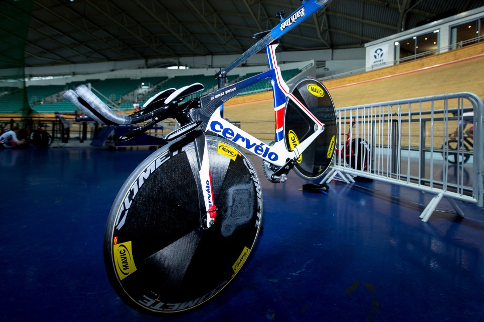 Team GB's new Cervelo T5GB is the secret weapon they hope to take on the world with at the Rio 2016 Games