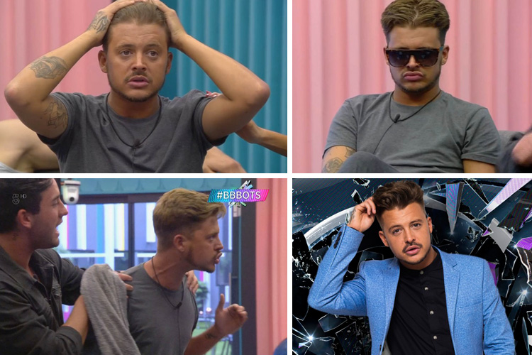  Viewers were horrified when Ryan puked in the garden on the first night of Big Brother