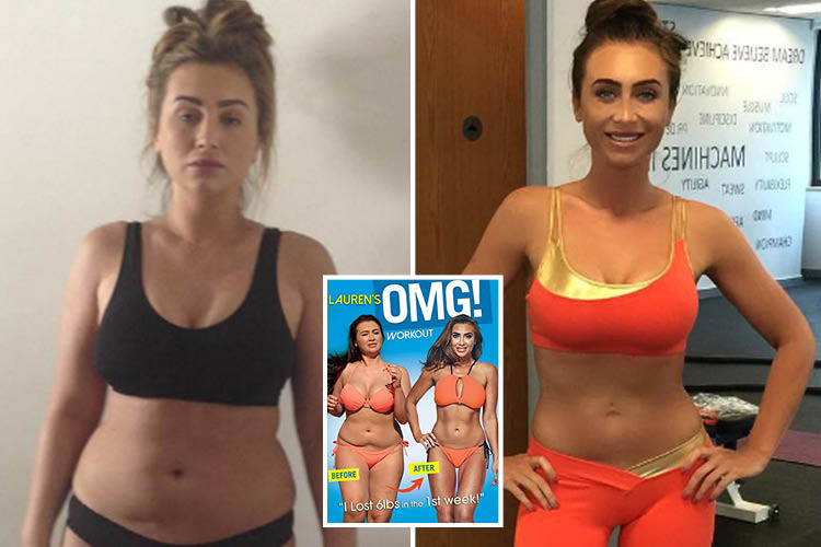  After being harshly called a 'disgusting beached whale' by online trolls, Lauren Goodger has proved she's nothing but a beach babe