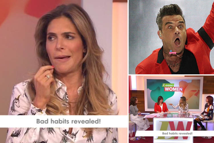  Robbie's wife reveals he likes to chew on his toenails