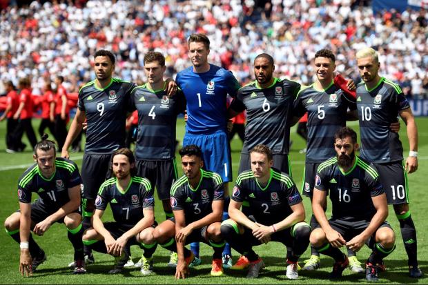 Wales were forced to play in their away kit due to England's red socks