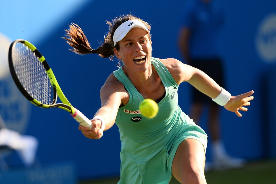  Brit Johanna Konta has Hungarian parents but is relaxed about the Euros