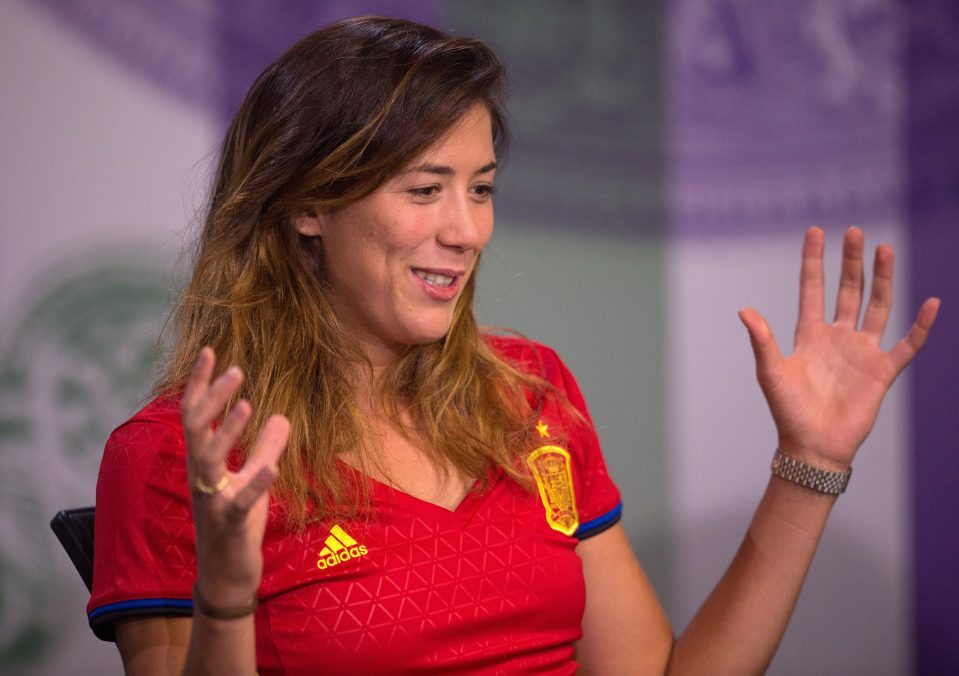  Garbine Muguruza is hoping to celebrate a Wimbledon and Euro 2016 double