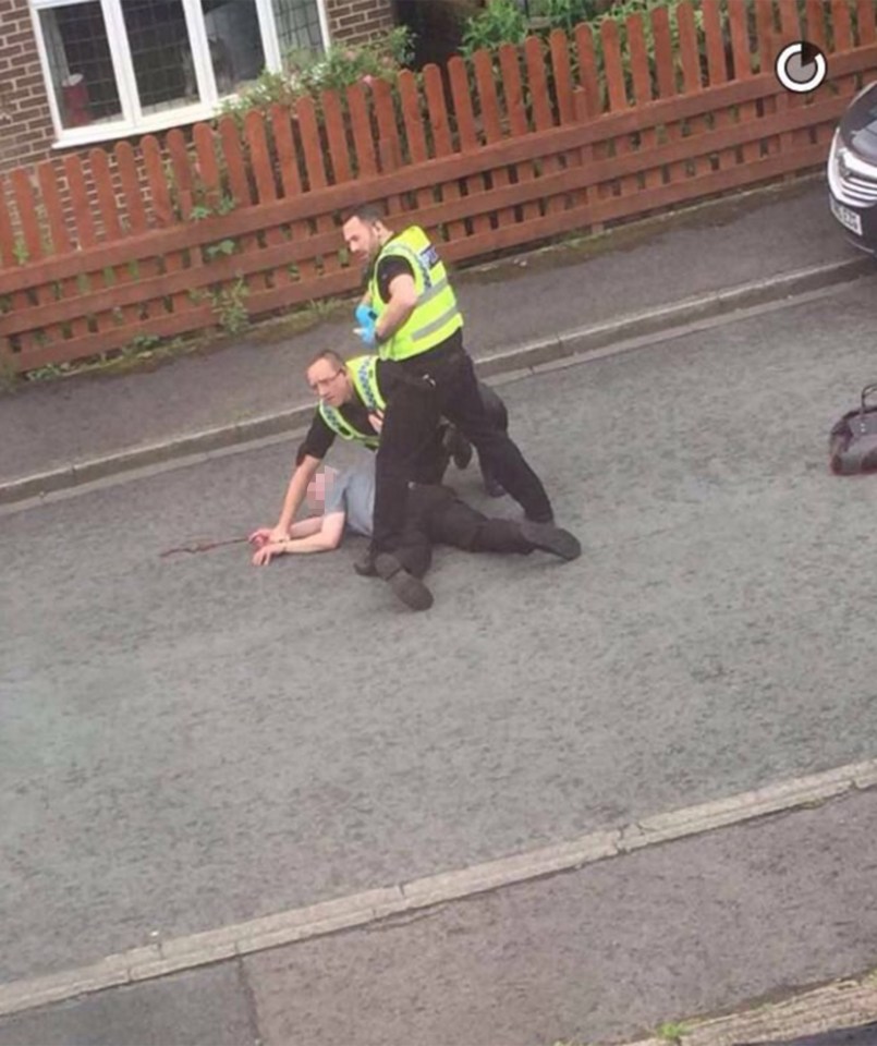  Dramatic scenes after a man shot and stabbed Labour MP Jo Cox and injured a 77-year-old man