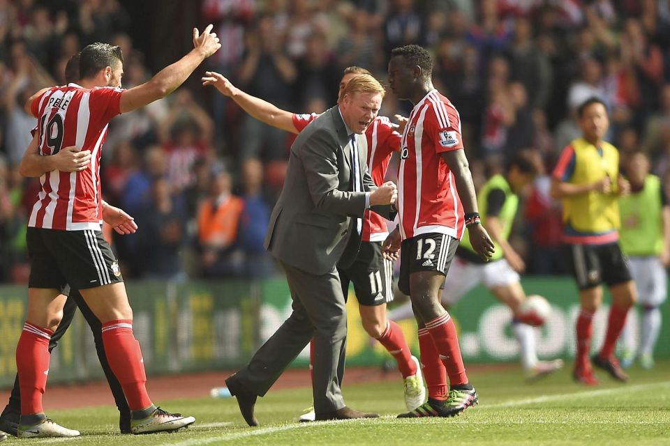  Ronald Koeman enjoyed a sublime season with Southampton in 2015-16