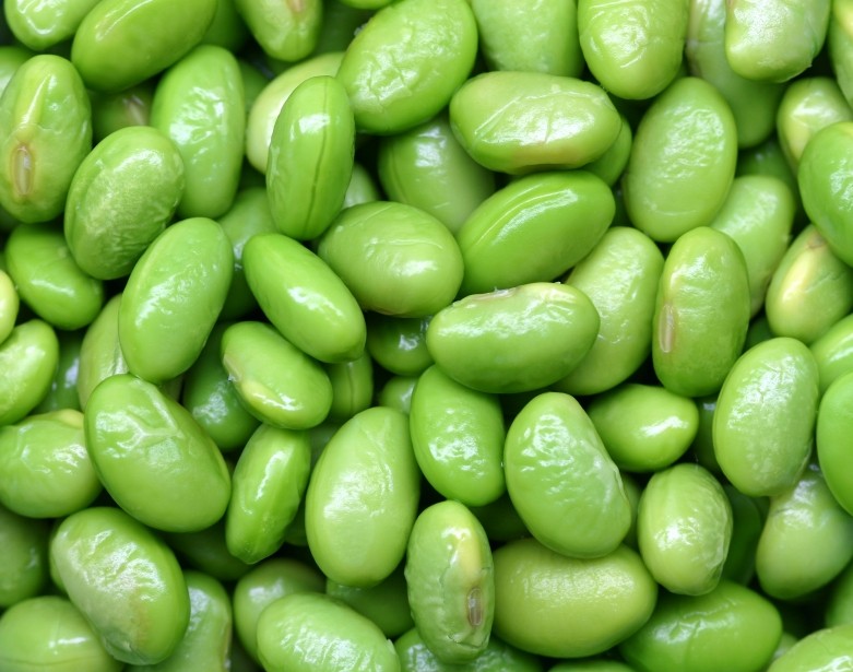  Edamame beans are difficult to get the tongue round