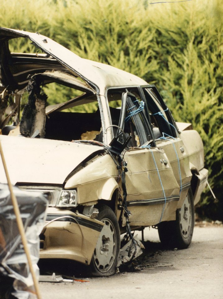  Carnage ... A bomb was placed under MP Ian Gow's car