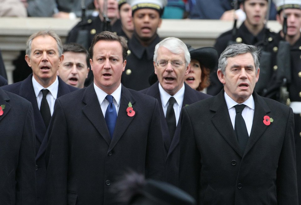  United we stand...Three ex-PMs show their support for David Cameron in a final bid to convince the nation to vote Remain