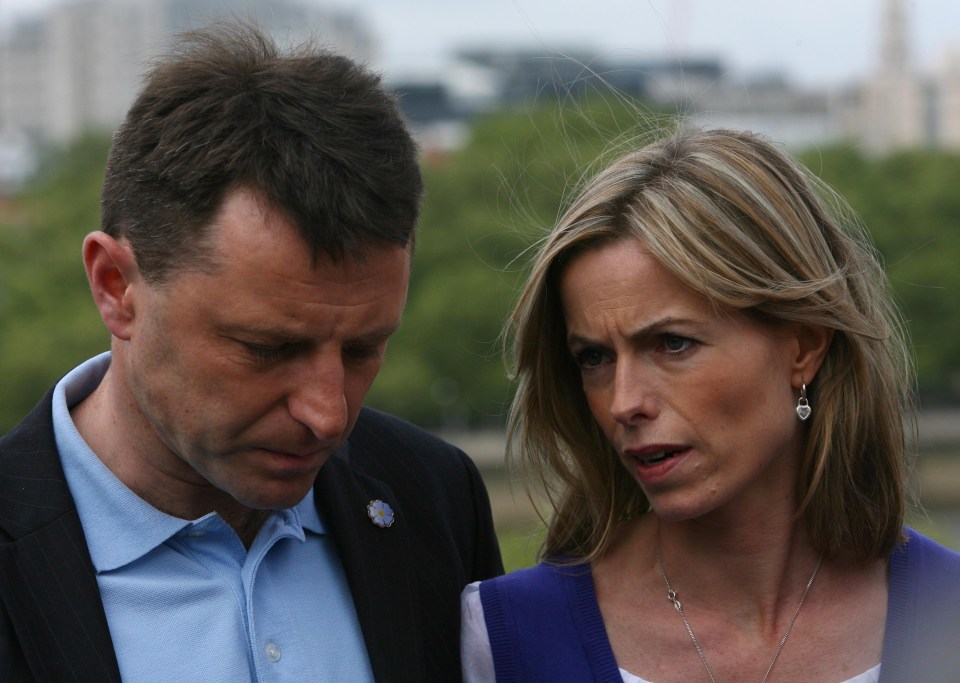  Maddie's parents Kate and Gerry McCann have never given up hope of finding her