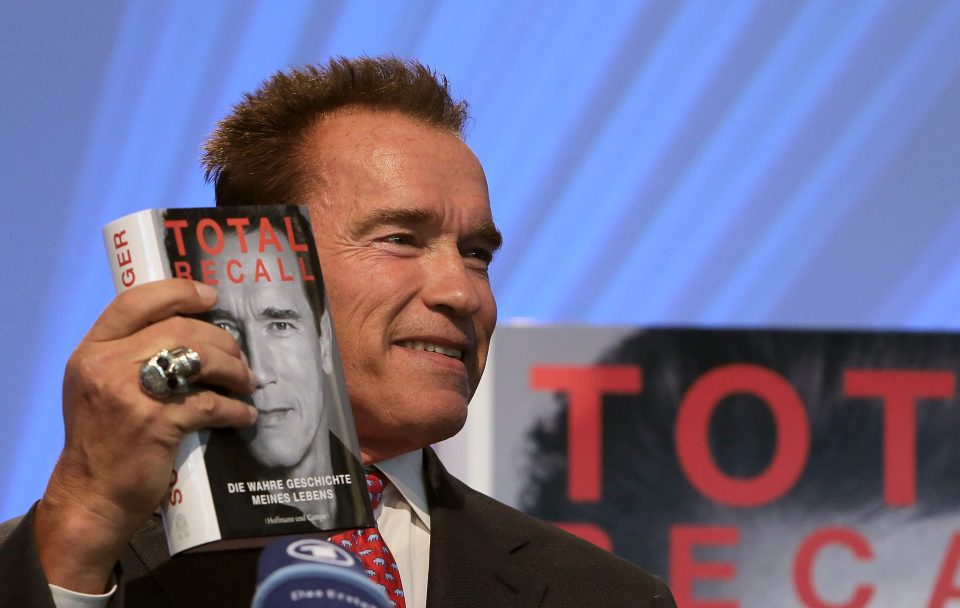  Arnold Schwarzenegger's book was among the recommended reading set out by FA chiefs for England football players in France to read during Euro 2016