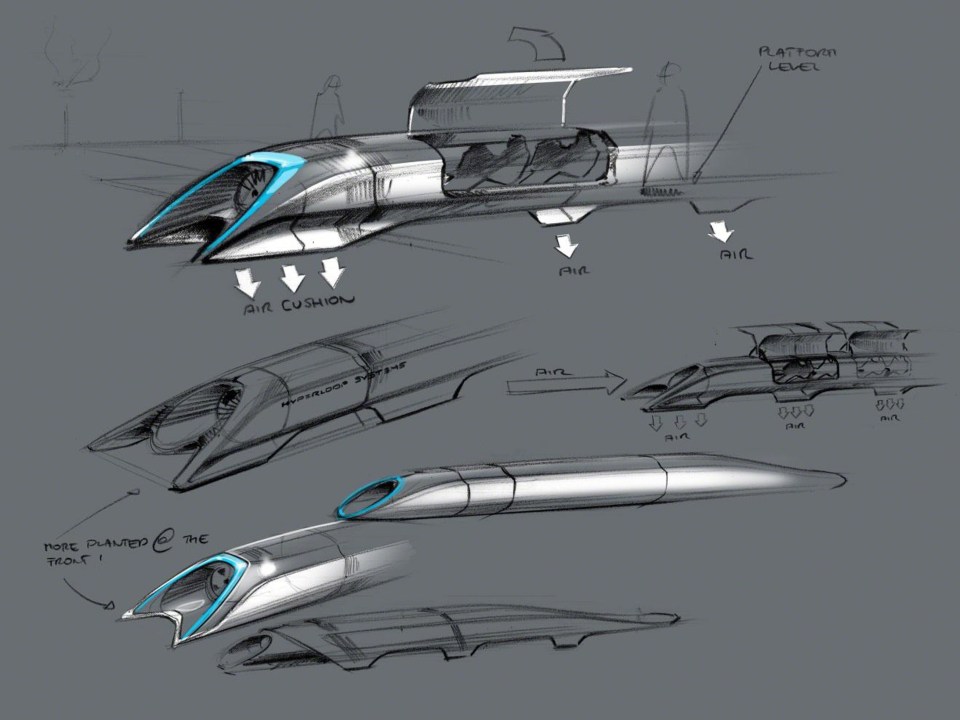  The transportation system will travel from San Francisco to Los Angeles at 700mph