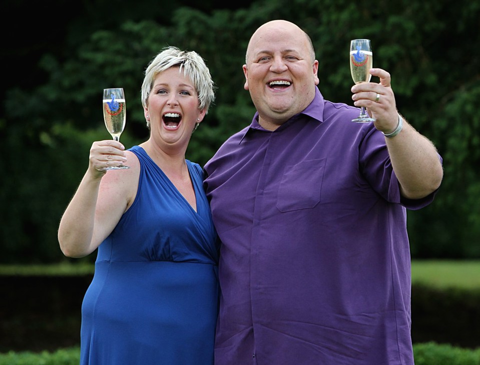 Adrian and wife Gillian won the fortune in 2012 but are now divorced