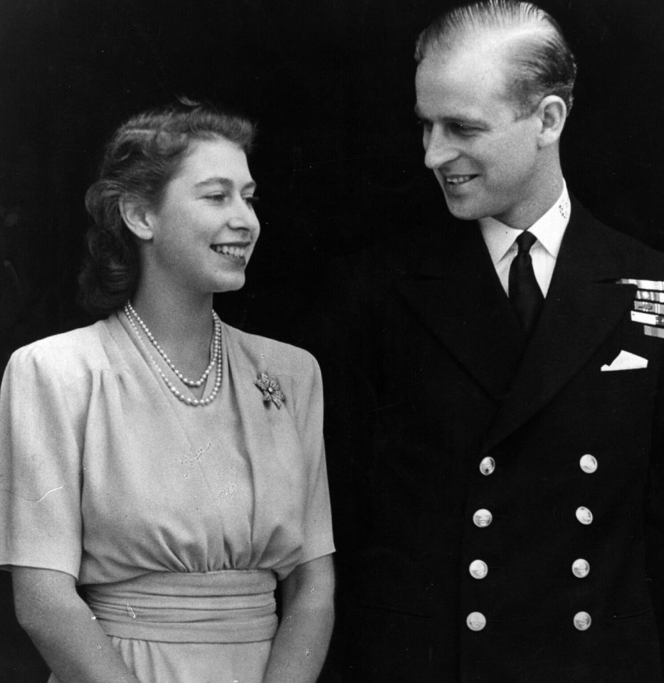  The Queen and Prince Philip announced their engagement in 1947